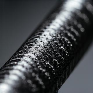 Dettaglio canna da pesca in carbonio