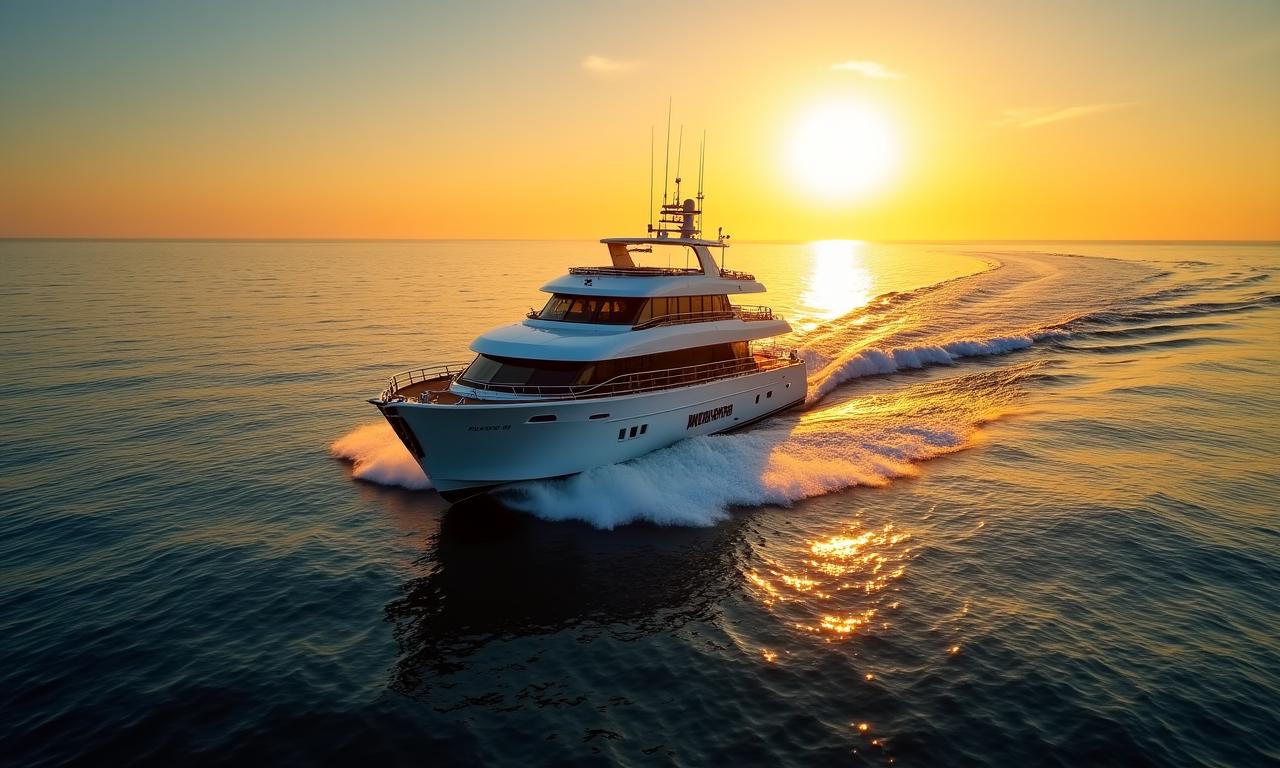 Barca da pesca al tramonto sottocosta a Roma